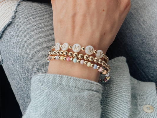 Mother of Pearl Custom bracelet